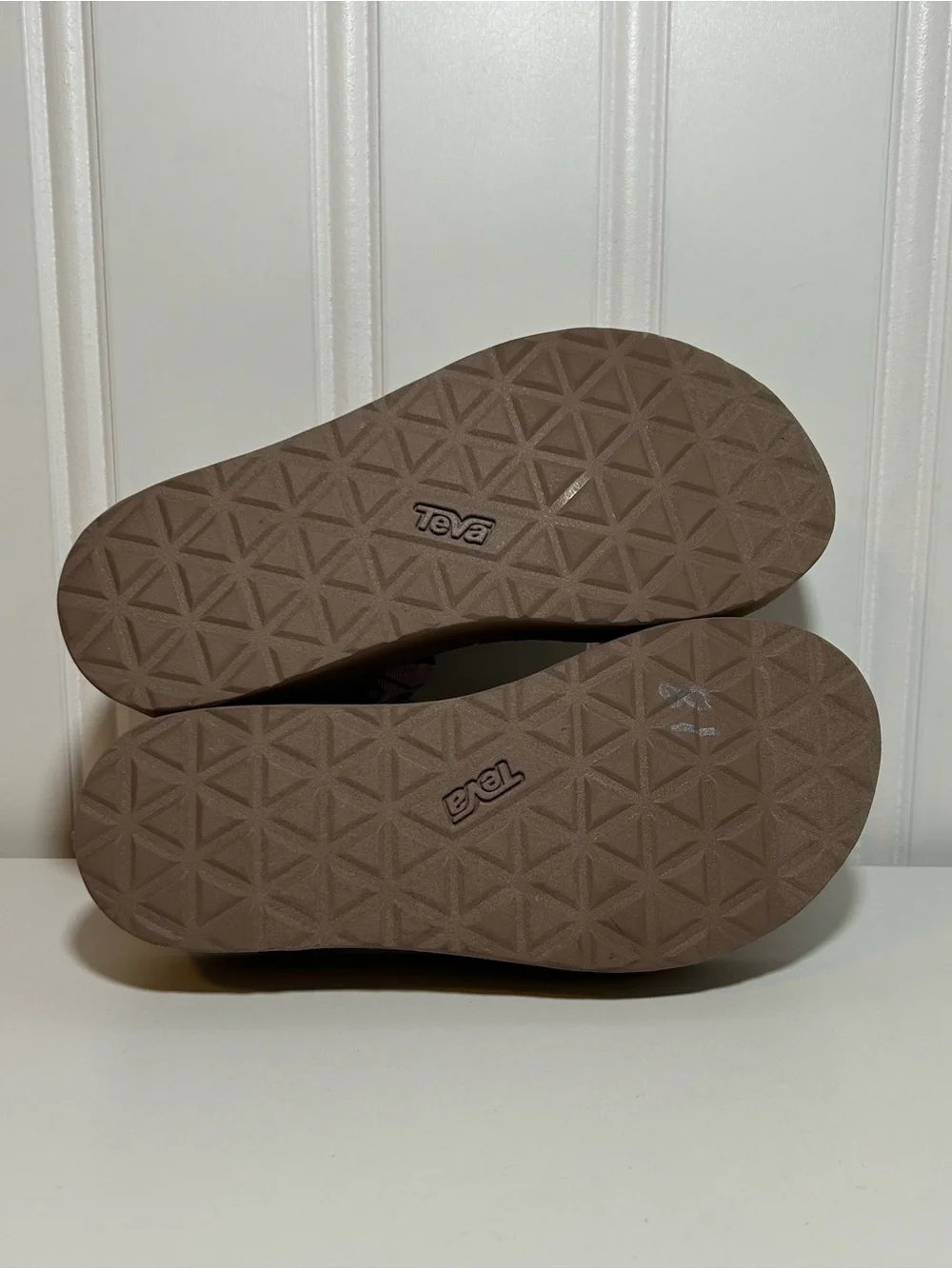 Teva flatform Women’s Platform Sandal - Pink and Brown Straps